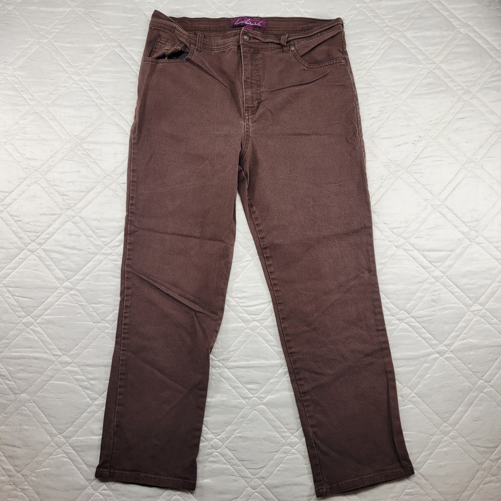 Gloria Vanderbilt brown jeans size 14P